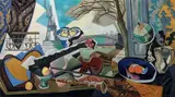 Gino Severini, Grande natura morta con Tour Eiffel, 1946, oil on canvas