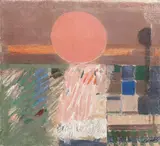Bruno Saetti, Paesaggio col sole