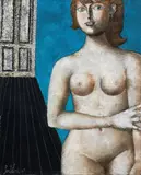 Franco Gentilini, Interno con figura