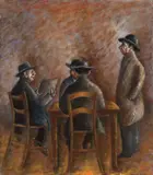 All'osteria by Ottone Rosai, 1938, oil on canvas, offered Dec 2012
