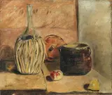 Filippo de Pisis, Natura morta con il fiasco