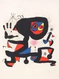 Droits de l'homme by Joan Miró, 1974, lithograph a colori, offered Dec 2012