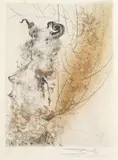 Tête de veau by Salvador Dalí, 1968, Puntasecca, offered Dec 2012