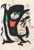 Young artists '73 by Joan Miró, 1973, lithograph a colori, offered Dec 2012