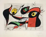 Senza titolo by Joan Miró, lithograph a colori, offered Dec 2012