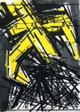 Vinicio Berti, Antagonista 1-2-3-H, 1972, acrylic on canvas