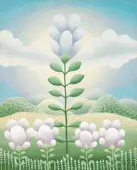 Ivan Rabuzin, Un felice mattino, 1982, oil on canvas