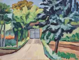 Alberto Magnelli, Paysage de Toscane