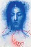 Omar Galliani, Le tue macchie nei miei occhi, 2005, pastelli on cardboard applicato on panel