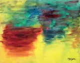 Gino Meloni, Pittura 12, 1961, oil on canvas