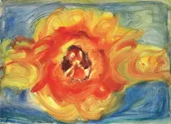 Jean Messagier, Senza titolo, 1964, oil on canvas