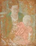 Pio Semeghini, Fanciulla con bambola (Studio)