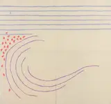 Giorgio Griffa, Ricurvo, 1997, acrylic on canvas