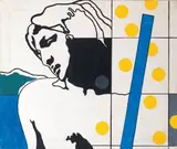 Da Michelangelo by Tano Festa, 1966, enamel on canvas, offered Dec 2012