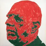 Sergio Lombardo, Charles De Gaulle, 1964, enamel on canvas