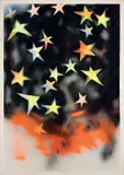 Tutte stelle by Mario Schifano, 1967, enamel and spray on canvas, offered Dec 2012