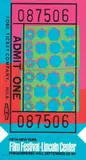 Andy Warhol, Lincoln Center Ticket, 1967, Screenprint