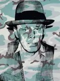 Andy Warhol, Joseph Beuys in memoriam, 1986, screenprint on paper
