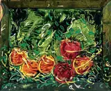 Naturale by Mario Schifano, 1985, enamel and acrylic on canvas con cornice dipinta, offered Dec 2012