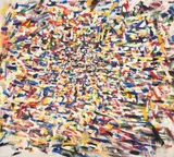 Natura-Tempo by Tancredi Parmeggiani, 1957, oil on canvas, offered Dec 2012
