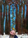 Nel bosco d'inverno by Antonio Possenti, oil on canvas board, offered Oct 2012