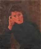 Remo Gordigiani, Ritratto, 1955, oil on canvas