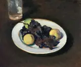 Francesco Menzio, Natura morta con frutta, oil on canvas
