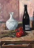 Alberto Caligiani, Natura morta, 1946, oil on canvas