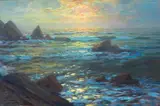Marina by Carlo Costantino Tagliabue, 1923, oil on canvas, offered Oct 2012