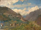 Cesare Tallone, Valle nelle Prealpi Orobiche