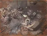 Giovanni Boldini, Spettatori di un teatrino ambulante