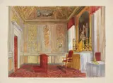 Interno della Cappella del Santo Padre by Vincenzo Marchi, tempera on paper, offered Oct 2012