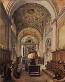 Interno di cattedrale by Vincenzo Marchi, watercolour on paper, offered Oct 2012