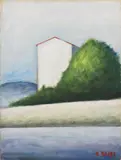 La casa nuova by Ottone Rosai, 1955, oil on canvas, offered May 2012