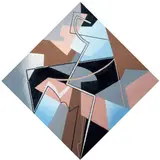 Gino Severini, Danseuse (Deux tours sur pointes), 1956, oil on canvas