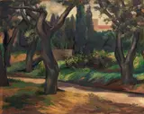 Bosco by Renato Guttuso, oil on canvas, offered May 2012