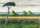 Marina by Ottone Rosai, 1955, oil on canvas, offered May 2012