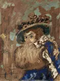 Ricordo di Dina Galli by Filippo de Pisis, 1937, oil on cardboard applicato on canvas, offered May 2012
