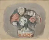 Giorgio Morandi, Fiori, 1947, oil on canvas