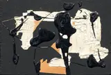 Alberto Burri, Catrame, 1949, oil