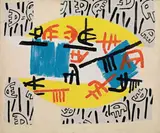 Giuseppe Capogrossi, Superficie 219, 1957, oil on canvas