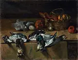 Giorgio de Chirico, Vita silente di uccelli con canestro