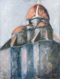 Santa Maria del Fiore by Ottone Rosai, 1954, oil on canvas, offered May 2012