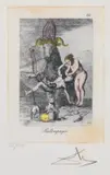 Relampáges by Salvador Dalí, 1977, puntasecca on heliogravure, offered May 2012