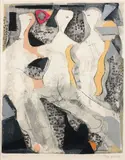 Tre Grazie by Marino Marini, 1975, etching and acquatinta, offered May 2012