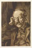 Gino Severini, Portrait de Mons. Declide, 1909, Puntasecca