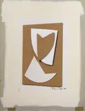 Hans Richter, Senza titolo, 1970, collage on paper