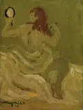 Giuseppe Migneco, Donna allo specchio