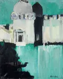 Remo Brindisi, Venezia, 1958, oil on canvas