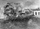 Franco Ferraro, Paesaggio, 1970, oil on canvas
